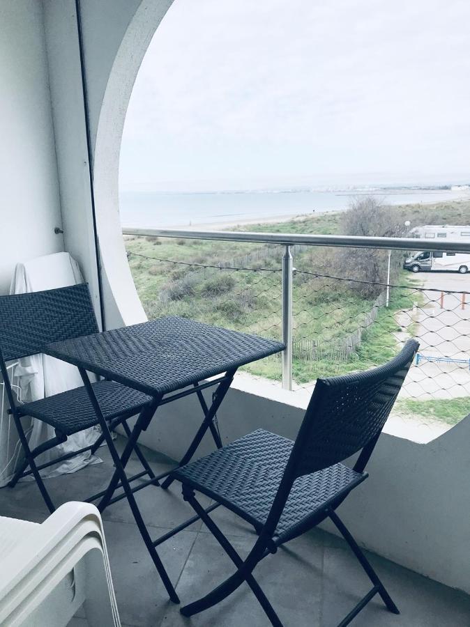 As18656 - Grand Studio Vue Mer, Direct Sur Plage Avec Parking Prive Le Grau-du-Roi Eksteriør billede